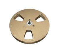 Hangsu Carrete de cinta vacía de aleación de aluminio de 3 agujeros, resistente al viento, apertura universal para grabadora, accesorio universal para equipo de video universal