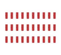 Hangsu Casquillos de cable de cambio de freno de mezcla de aluminio de 5 mm para velocipedes de carretera de colina, delgado contra el plan de oxidación, fácil instalación, collar de carcasa de cable