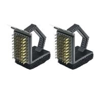 Hangsu Cepillo de alambre de cobre para parrillas, cepillo de limpieza para barbacoa, limpiador de horno, limpiador de barbacoa, cepillos de alambre para barbacoa