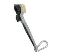 Hangsu Cepillo profesional de ranuras para palos de golf, agarre cómodo, limpiador de doble cara para una limpieza profunda, agarre cómodo, limpiador profesional