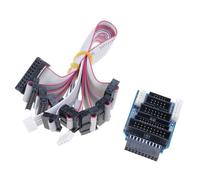 Hangsu Compatible con V 8 V 9 módulo convertidor adaptador de depuración con 7 cables de cinta que garantizan señales estables placa convertidora de transmisión