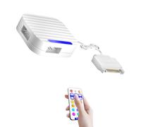 Hangsu Controlador universal ARGB 5 V 3 pines Satas Power montaje magnético iluminación para aduanas efectos de iluminación de PC, ventilador de PC, soporte magnético