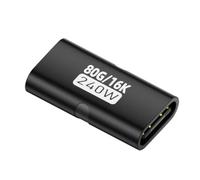 Hangsu Convertidor USB 4.0.0 de metal macizo: transmisión rápida de 80 Gbps, concentrador USB C de carga de 240 W