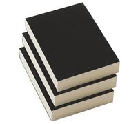 Hangsu Cuaderno de 3 piezas de alta calidad para escribir diariamente, matemáticas, trabajo y diseño de bocetos, fácil de llevar, cuaderno de notas