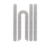 Hangsu Cubiertas laterales para scooters eléctricos con adhesivo reflectante de advertencia nocturna para mejorar la seguridad y durabilidad, protección lateral para vehículos eléctricos