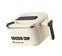 Hangsu Cuenco cuadrado de acero inoxidable 304 con agujeros de drenaje, apto para lavavajillas, para ensalada de sopa, camping, cocina, ramen drenable con colador de fideos cuadrados de acero