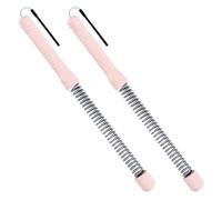 Hangsu Cuerdas de resistencia de acero portátiles, antideslizantes, para entrenamiento de fuerza en interiores y exteriores, ejercicios de acondicionamiento de fuerza, agarre ergonómico