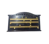 Hangsu El marcador Durabilidad Snookers cuenta con números blancos transparentes sobre fondo negro para una fácil lectura en tableros de puntuación de juego de billar de ritmo rápido