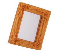 Hangsu Elegante figura de cristal en miniatura para habitación de muñecas, estilos victorianos antiguos, muebles de plástico, decoración de proyectos de manualidades, figura clásica de cristal en