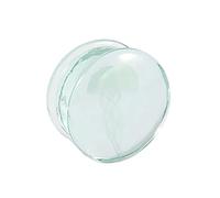 Hangsu Elegantes medusas de cristal con diseños geométricos y acabado esmaltado por goteo, joyería corporal elegante para el uso diario, tapón de cristal con base negra, 12mm, como se describe, como
