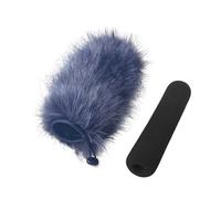 Hangsu Funda profesional para micrófono de pelo de conejitos para exteriores, resistente al viento, reducción de ruido, se adapta a la mayoría de micrófonos profesionales a prueba de viento