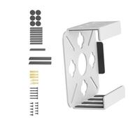 Hangsu Global Mount - Soporte para computadora pequeño/2024, marco de metal suave, instalación en múltiples posiciones, plan de disipación de calor contra deslizamiento facial, montaje pequeño experto