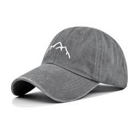 HANGSU Gorra de béisbol de algodón vintage para hombre Gorra ajustable para deportes al aire libre Gorra unisex, gris, M