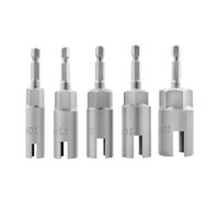 Hangsu Juego de 5 llaves de tuerca de mariposa de acero inoxidable codificadas por colores de diseño ergonómico para ahorrar tiempo, apriete y aflojamiento de múltiples tamaños