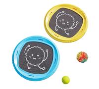 Hangsu Juego de entrenamiento de fibra de carbono para diversión al aire libre, incluye paletas elásticas de bola y juego de paletas de entrenamiento de diseño fácil de transportar