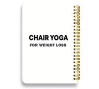 Hangsu Libro de ejercicios de yoga para personas mayores, programa de fitness de 30 días con poses ilustradas paso a paso para adultos mayores, libro de ejercicios de yoga para pérdida de peso