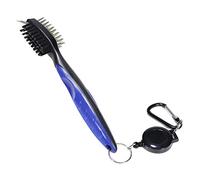 Hangsu Limpiador de cepillos y ranuras para palos de golf, cabezal de gran tamaño y retráctil, antideslizante, agarre cómodo, retráctil para ranura de hierro