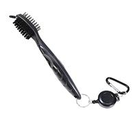 Hangsu Limpiador de cepillos y ranuras para palos de golf, cabezal de gran tamaño y retráctil, antideslizante, agarre cómodo, retráctil para ranura de hierro