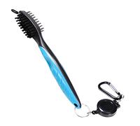 Hangsu Limpiador de cepillos y ranuras para palos de golf, cabezal de gran tamaño y retráctil, antideslizante, agarre cómodo, retráctil para ranura de hierro