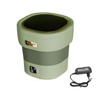 Hangsu Miniss - Lavadora portátil compacta de 12 litros con secado automático y silenciosa para ropa interior, lavadora silenciosa para calcetines