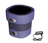 Hangsu Miniss - Lavadora portátil compacta de 12 litros con secado automático y silenciosa para ropa interior, lavadora silenciosa para calcetines