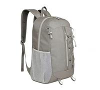 Hangsu Mochila Oxford resistente al agua, bolsa de almacenamiento para aventuras al aire libre y transporte diario, organizador de laptop, bolsa de hombro transpirable, Color gris, One Size, Mass