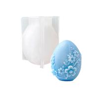 Hangsu Moldes de silicona para huevos de flores, aptos para alimentos, molde para hornear resina para hacer velas, jabón, chocolate, fondant
