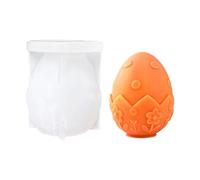 Hangsu Moldes de silicona para huevos de flores, aptos para alimentos, molde para hornear resina para hacer velas, jabón, chocolate, fondant