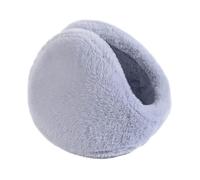 Hangsu Orejeras gruesas de felpa para mujer, calentadores de oídos, para clima frío, protectores de orejas peludas para actividades al aire libre, gris, Recommended head circumference 56-58CM