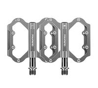 Hangsu Pedales MTB para bicicleta de montaña, rodamiento ancho, plataforma ligera de aleación de aluminio para bicicleta de carretera MTB