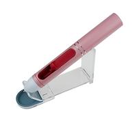 Hangsu Pistola de pegamento termofusible, batería de litio de 5 V, palo inalámbrico, herramienta doméstica para el hogar, herramienta de manualidades a mano, mini inalámbrica con soporte