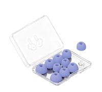 Hangsu Punta de repuesto de silicona de 5 tamaños que se asegura para auriculares, fácil limpieza, mantenimiento, repuesto