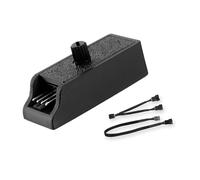 Hangsu Regulador de velocidad del ventilador de 4 pines, ajuste manual, perilla giratoria, repuesto de refrigeración por agua, accesorios de disipación de calor, controlador manual