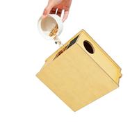 Hangsu Separador de cáscaras de madera de aviar de alta calidad para una alimentación eficaz y fácil mantenimiento en jaulas de pájaros y mascotas, limpiador de piedras para pájaros extraíble