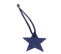 Hangsu Sofisticado llavero de cuero con colgante de estrella de cinco puntas, accesorio de identificación de equipaje multiusos para mujer, dije de bolsa en forma de estrella