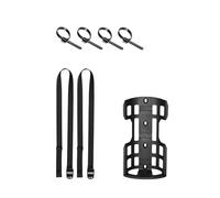 Hangsu Soporte de montaje modificable para horquilla de bicicleta, para accesorios de almacenamiento, marco de poliestireno, montaje sin herramientas, diseño resistente a la intemperie, soporte