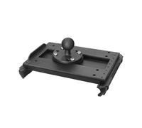 Hangsu Soporte universal para terminales de datos de motocicleta, compatible con tabletas de 7 y 8 pulgadas, de acero inoxidable, con resorte, uso de carretilla elevadora de nailon resistente