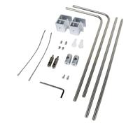 Hangsu Soportes de lámpara para peceras de montaje rápido, compatibilidad universal, marco de aleaciones de aluminio para uso en casa y oficina, soporte de luz no tóxico para acuarios