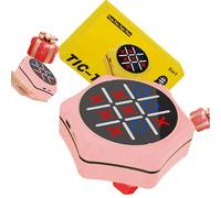 Hangsu Tablero de juego de peso ligero brillante para damas de Tic Toe y más juguete de plástico para fiestas divertidas familiares, juguete seguro