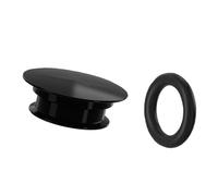 Hangsu Tapas de rosca de aleación de aluminio para manivela y pernos de fijación de brazo de biela para bicicletas de montaña, tapas de pedalier de bicicleta