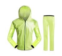 Hangsu Traje de lluvia para ciclismo, motocicleta, ropa impermeable para adultos, resistente al viento, para senderismo, pesca, flexible
