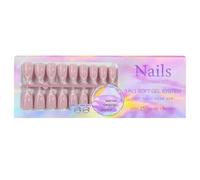 Hangsu Uñas postizas, 150 piezas en uñas artísticas, diseños extraíbles sin costuras, puntas de manicura sin costuras extraíbles para mujeres