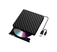 Hangsu Unidad externa compacta de medios digitales para laptop, transferencia de datos eficiente, escritor global