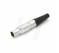 HangTon 0B - Cable conector circular de metal FGG de 3 pines macho para Steadicam Power 12/24 V (3P, enchufe)