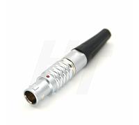HangTon 0B - Cable conector circular FGG de 5 pines macho para ARRI Alexa RED Sony ZCAM Ambient Lokit Timecode Data Power (5P, enchufe)