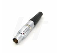 HangTon 0B - Cable de conector de metal circular de 4 pines FGG para ARRI Lbus rojo (4P, enchufe)