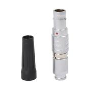 HangTon 0B FGF - Cable conector macho de 4 pines para cable de alimentación de datos, llaves dobles de 155°, compatible con tipo LEMO