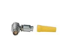 HangTon 0B FHJ - Cable conector hembra de ángulo recto de 4 pines para ARRI UDM-1, cable de alimentación de datos, llaves dobles de 45°, compatible con tipo LEMO