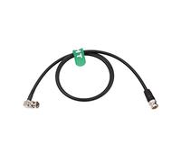 HangTon 12G SDI Raw 4K 60p Cable de vídeo de ángulo recto a recto BNC 75 ohmios coaxial blindado para Sony Alexa DSMC2 Cámara Blackmagic SmallHD Atomos Monitor (30 cm, negro)