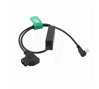 HangTon 65W 5V 3A Cable de alimentación P-TAP D-tap a USB tipo C Carga rápida 24 '' para teléfono Tablet portátil mezclador grabadora SDI convertidor transmisor inalámbrico